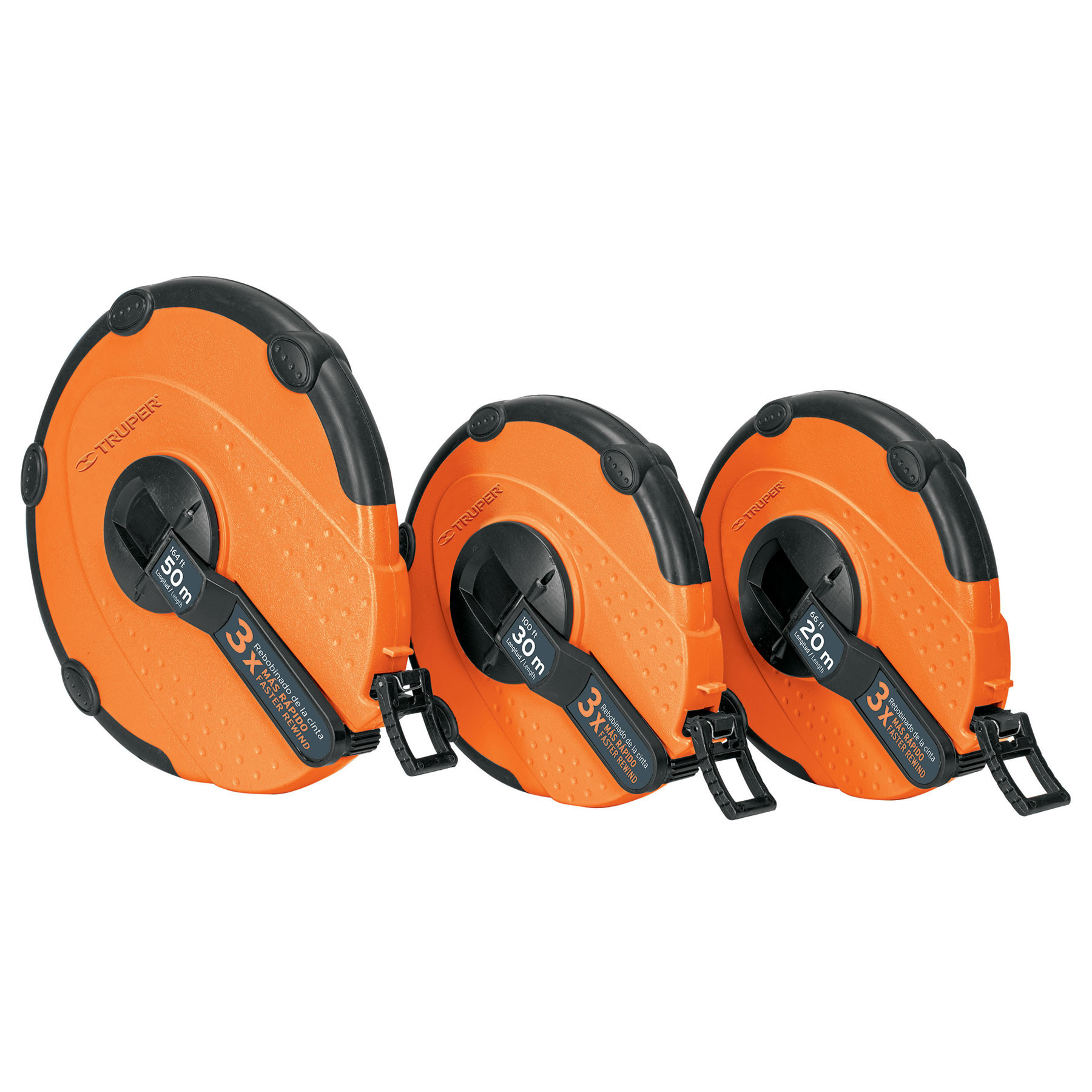 Cintas largas de fibra de vidrio, carcasa plástica