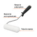Mini Rodillo para pintar 4" x 3/8" de esponja, Truper