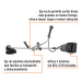 Desbrozadora inalámbrica 13", 40 V, sin carbones, Truper MAX