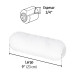 Felpa para rodillo, 9 x 3/4", superficies rugosas, Pretul