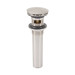Contra p/lavabo, 1-1/4", con rebosadero, hongo, latón, satín