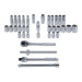 Juego de 36 herramientas cuadro 1/2" mm para mecánico