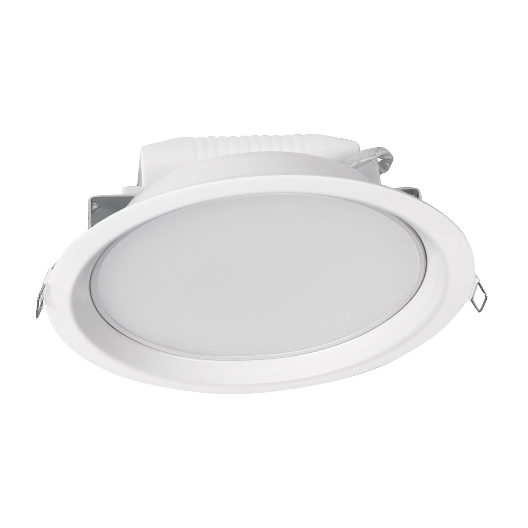 Luminarios empotrados redondos de LED, luz cálida