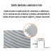 Llana 11" dentado cuadrado 1/4", 10 rem, mgo comfort grip