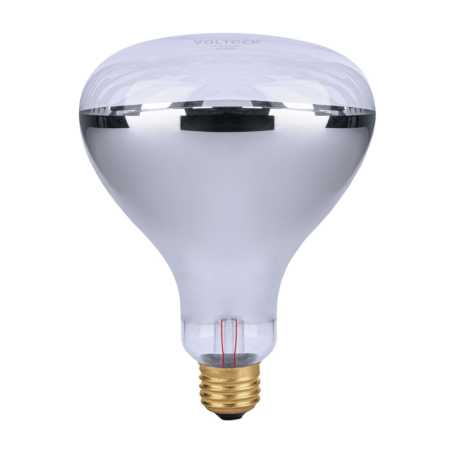 Lámpara incandescente de calor, BR40 250 Watts, transparente