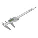 Calibrador vernier digital 6" acero inox, std y mm, Truper