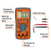 Multimetro profesional con RMS verdadero y auto rango