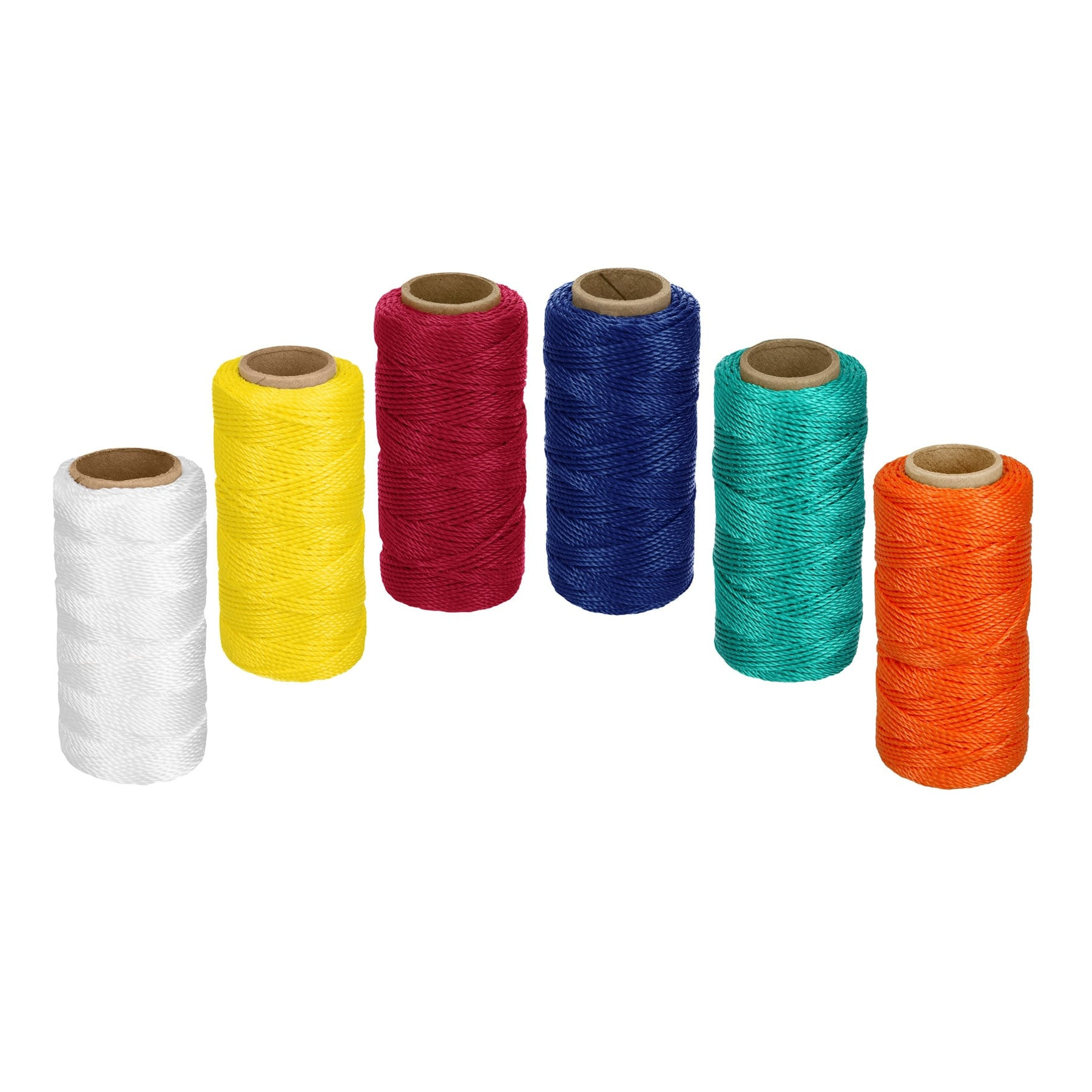 Carretes con 65 m de hilo para albañil, colores surtidos