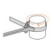 Llave de banda de hule 1-1/2" a 6-1/2" para filtro de aceite