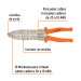 Pinza 10" pela cables 20 a 10 AWG, Truper