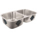 Tarja de submontar 82x47x23cm doble tina, Foset Riviera
