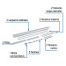 Base para termotanque p/calentador solar CALE-18HS, Foset