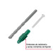 Kit de 20 taquetes 1/2" con pijas #14 y 1 broca 1/2", Fiero