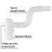Céspol de bote 1-1/2", s/contra, polipropileno, p/fregadero