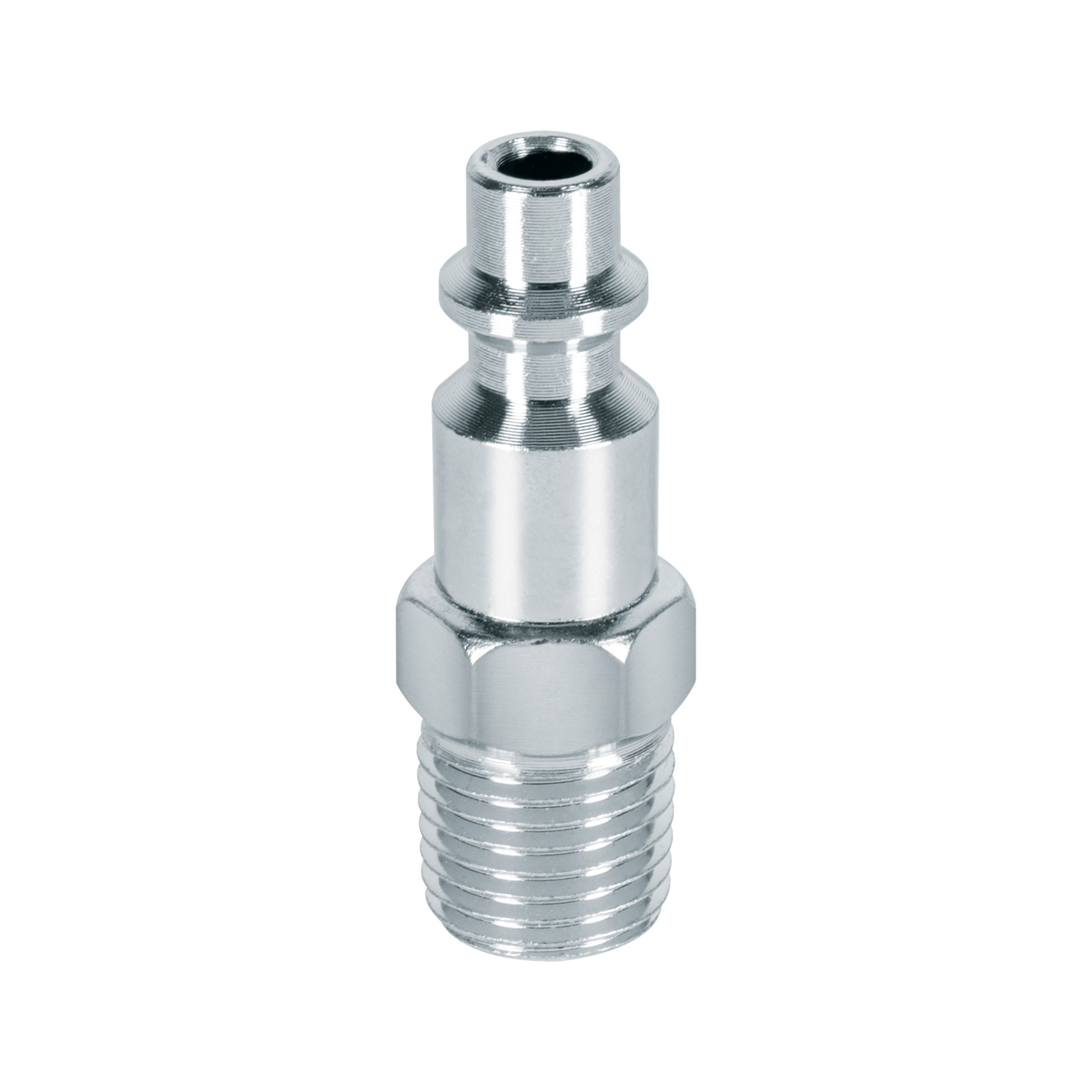 Conector rápido, tipo M, cuerda 1/4 NPT, macho Pretul