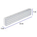 Lámpara de emergencia de 60 Leds 300 lm recargable, Volteck