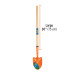Pala redonda para niños con mango de 30", Truper