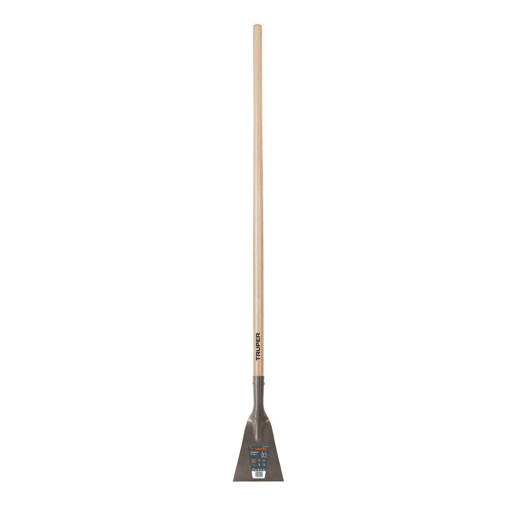 Raspador forjado de 7", mango largo de 54", Truper