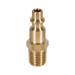 Conector rápido de latón, tipo M, cuerda 1/4" NPT, macho