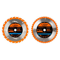 Disco sierras diámetro 7 1/4", centro de 5/8", para madera, Truper Expert
