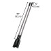 Cavador mangos de fibra de vidrio 44", Pretul