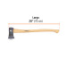 Hacha Boy 2-1/4 lb, mango de hickory 28", Truper