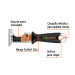 Espátula 2-1/2" de 6 usos, acero inox, Comfort Grip, Expert