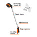 Pistola para riego tipo regadera de 32", Truper