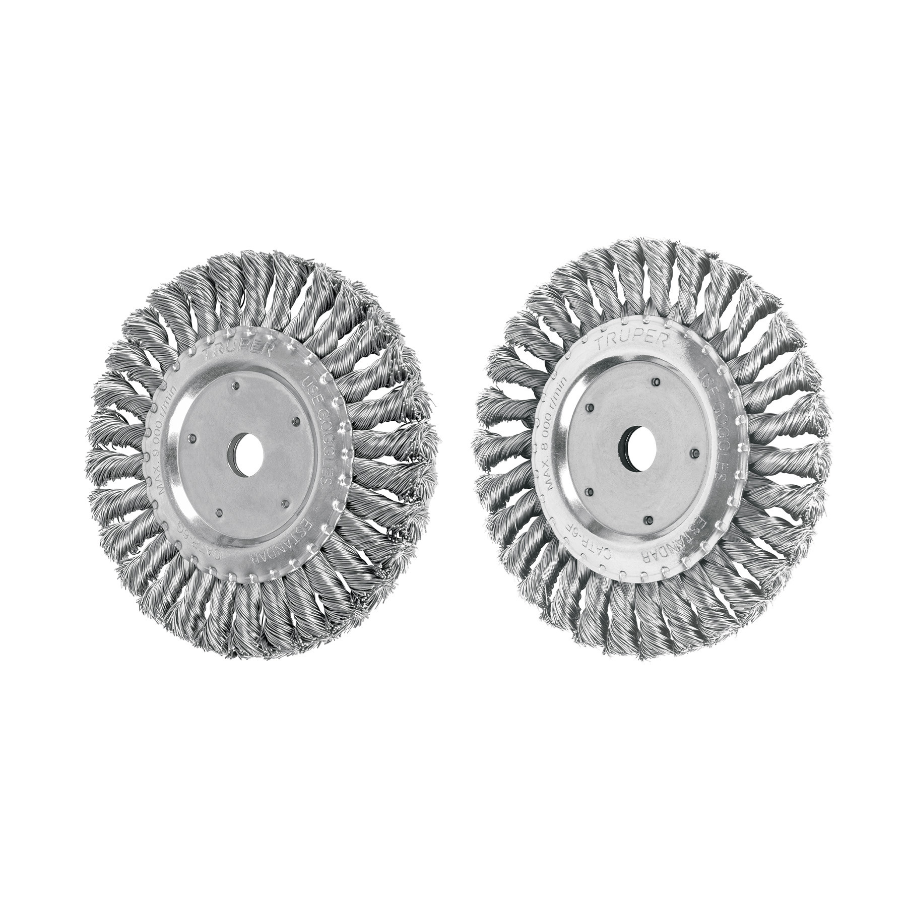 Cardas trenzadas 6", calibre 0.35 mm, para esmeril