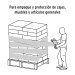 Rollo de 244 m película plástica estirable ancho 18" cal 50