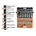 Juego de 83 herramientas cuadro 1/2" std y mm para mecánico