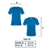 Playera cuello redondo para hombre, azul, G, Foset