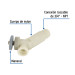 Válvula de drenado para calentador solar, 3/4", Foset