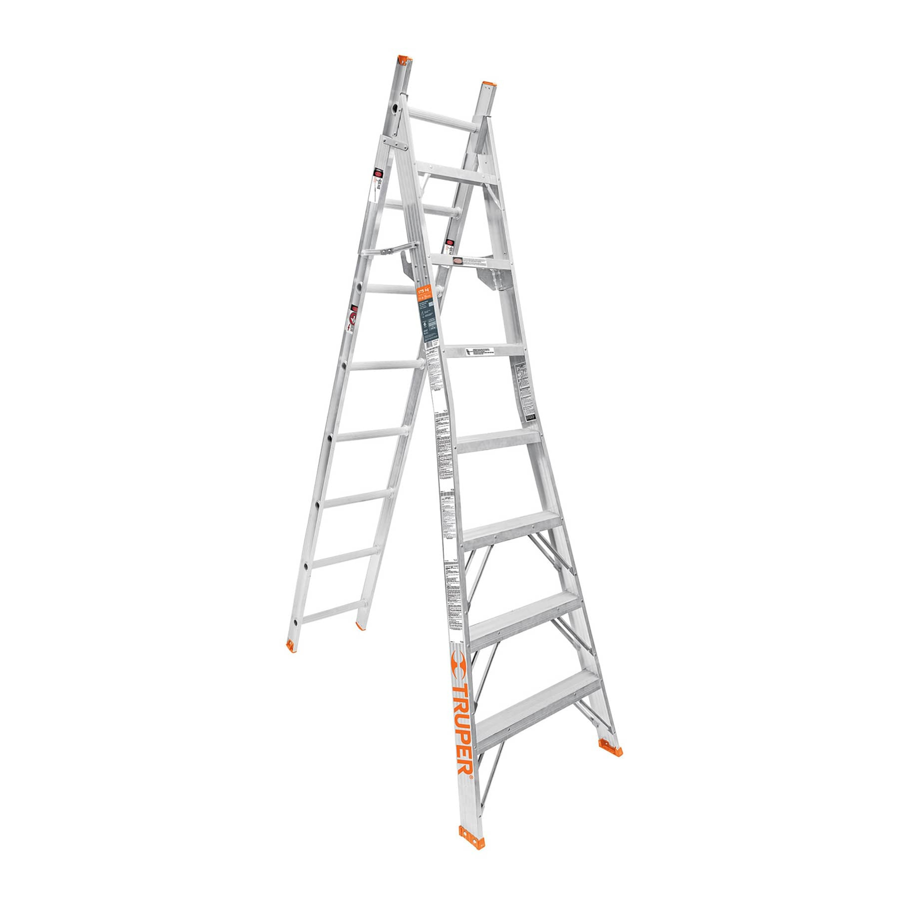 Escaleras de combinación, 5 posiciones, tipo II, 102 kg
