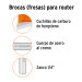 Juego de machimbrador, 5/8", con balero