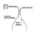 Alicate para pedicure 5", cabeza plana, Pretul