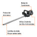 Cortasetos inalámbrico 1/2", 40 V, Truper MAX