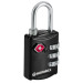 Candado maletero de combinación 27 mm seguridad TSA, blíster