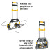 Diablo de carga, plegable, acero, 60 kg, Pretul