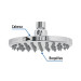 Regadera cromo 6" plato redondo, sin brazo, Foset