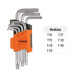 Juego de 7 llaves torx con organizador, Truper