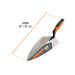 Cuchara p/ albañil 12" forjada tipo Filadelfia, Comfort Grip