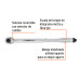 Torquímetro de trueno, dos lecturas, cuadro 1/2", Truper