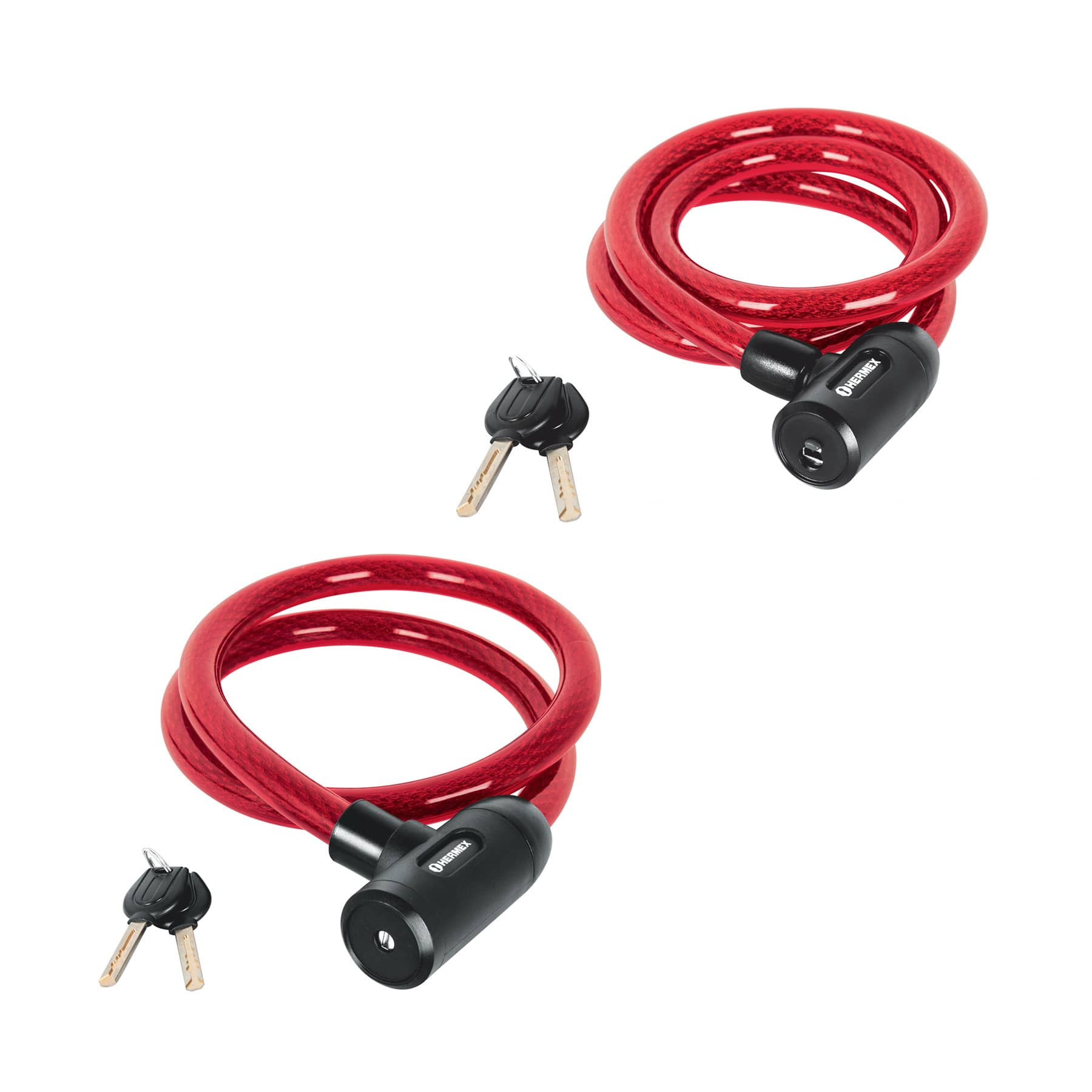 Candados de cable con llave, uso rudo, 1.20 m