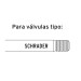Inflador calibrador de cabeza doble, profesional, 1/4 NPT