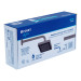 Regadera cuadrada ABS 6" acabado satín con brazo, Foset