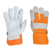 Guantes de carnaza y loneta, unitalla, Truper