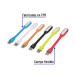 Mini-lámpara flexible de 5 LEDs 1W para puerto USB, Volteck