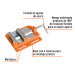 Prensa morsa plana, apertura 5" (125 mm), Truper