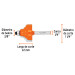 Broca para router, zafiro, 1-1/4", con balero, Truper